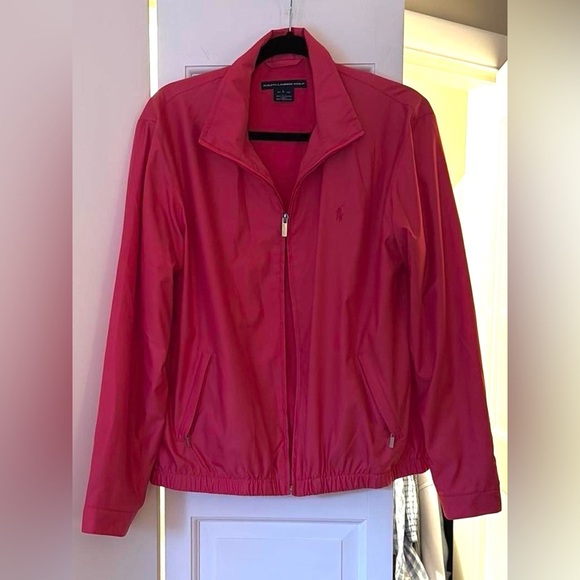 Ralph Lauren Jackets & Blazers - ✨ Ralph Lauren Golf Pink Lightweight Windbreaker Jacket Size Large NWOT ✨